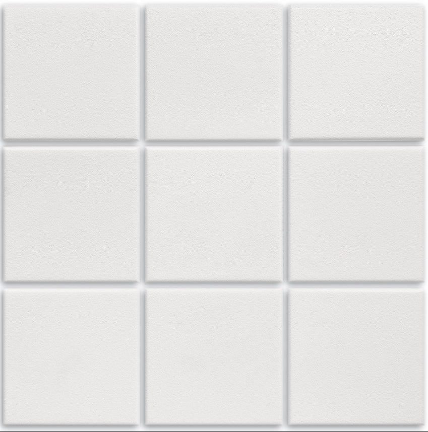 FBSQ9801M SQUARE WHITE 30.36X30.36CM CHINA BX=1.02M2=10.98SF