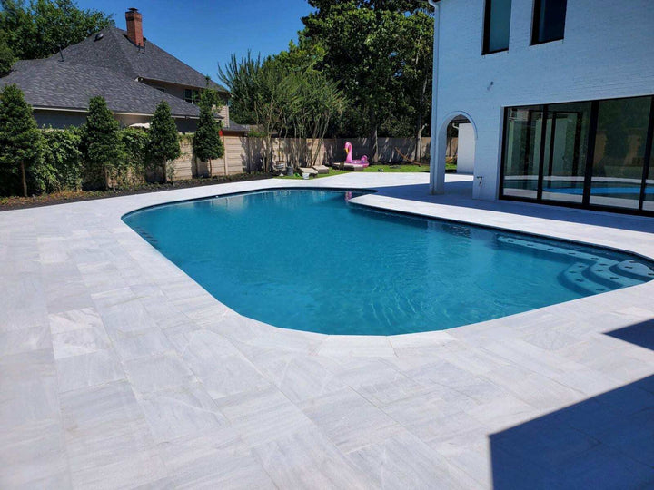 ICE WHITE MARBLE SAND BLASTED STRAIGHT 30.5X61CM TURKEY