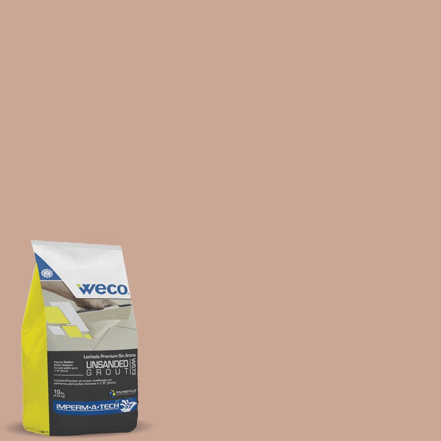 WECO W-573 SAND BEIGE UNSANDED GROUT 10LBS