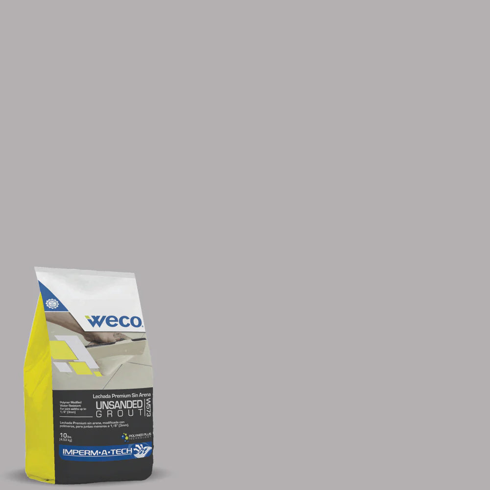 WECO W-573 SILVER GRAY UNSANDED GROUT 10LBS