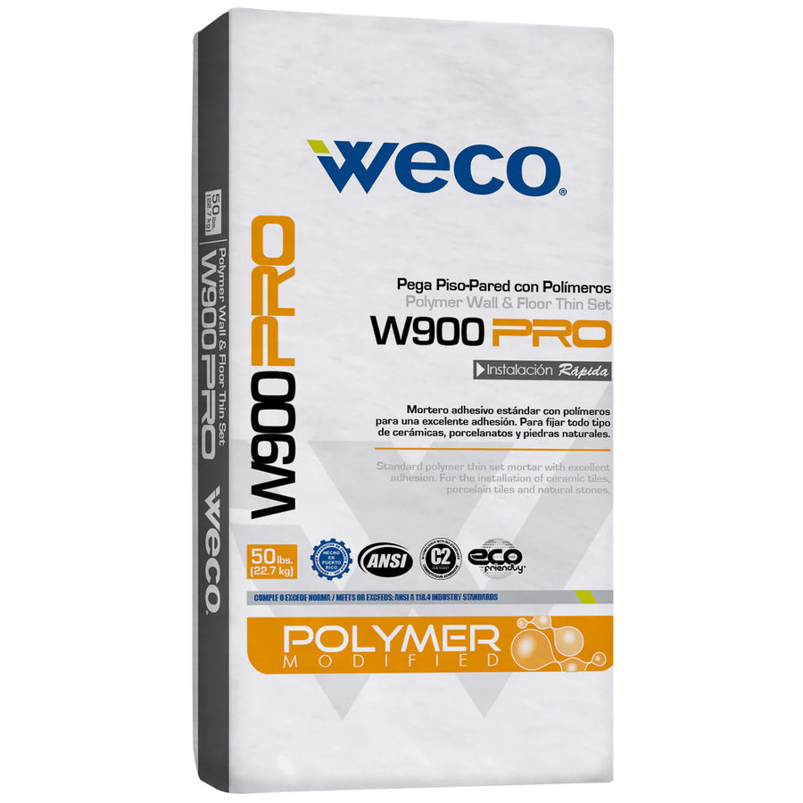 WECO W-900 PRO WHITE THINSET 50LBS