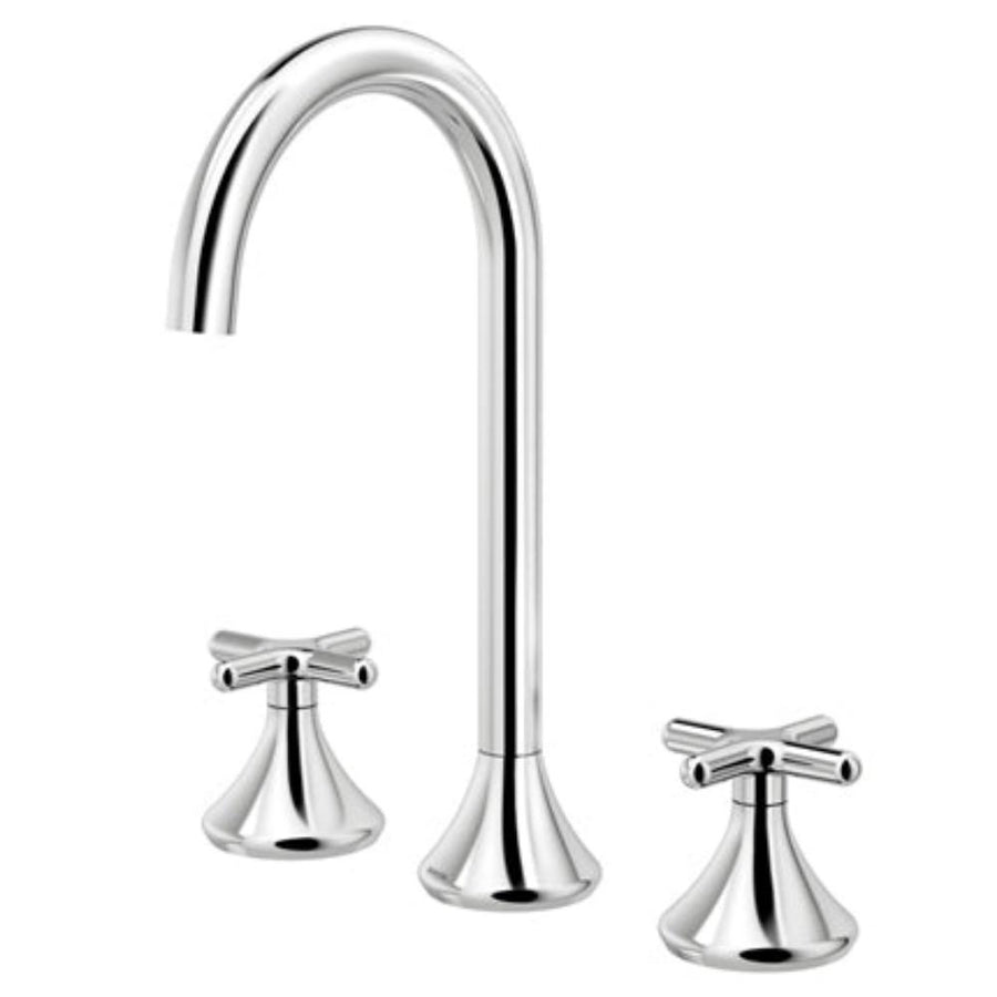 WIDESPREAD LAVATORY SET 1/2'' CHROME