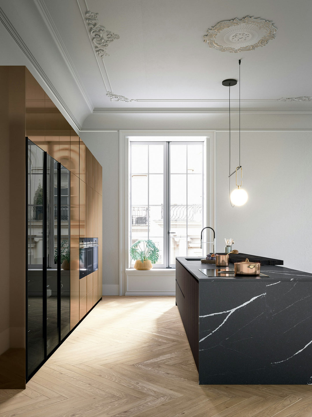 ETHEREAL MARQUINA MAT HALF SLAB 327X79.5X2cm  SPAIN