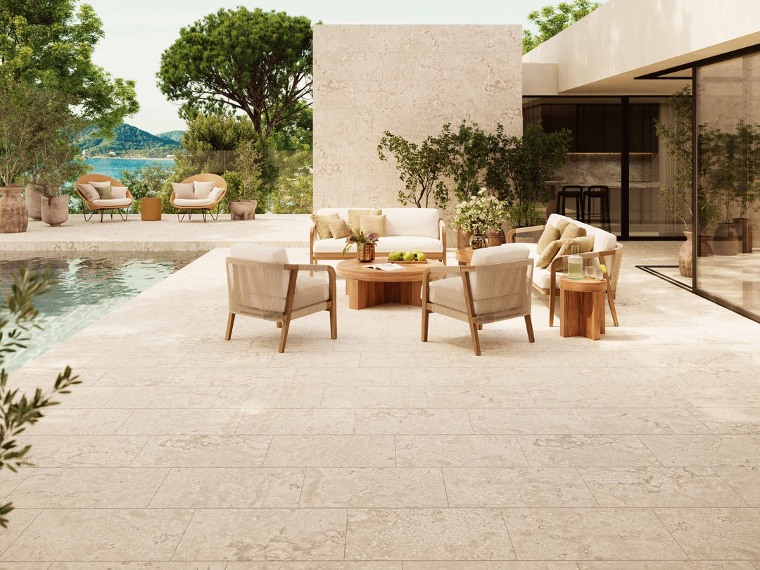 LIMESTONE SAND 44X66cm POR/GL/MT SPAIN BX=1.16M2=12.5SF
