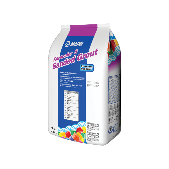 KERACOLOR S SANDED GROUT, ALABASTER, 25 LBS, U.S.A.