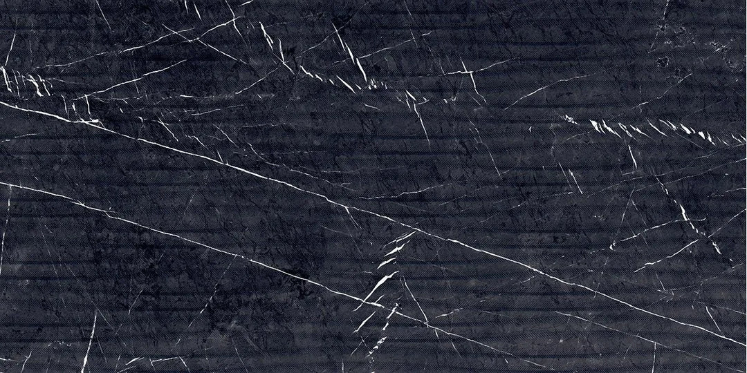 PIETRA NERO DECOR 60X120cm POR/GL/MT INDIA BX=1.44M2=15.5SF