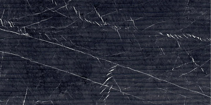 PIETRA NERO DECOR 60X120cm POR/GL/MT INDIA BX=1.44M2=15.5SF