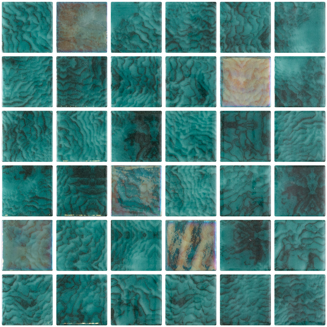 PENTA ARRE IR EMERALD 31X31cm MOSAIC SPAIN BX=1.06SM=11.41SF