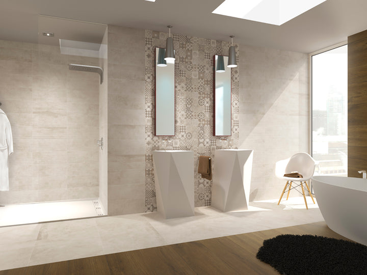 CALAIS IVOIRE 20X50cm WALL/MT SPAIN BX=1.2M2=12.92SF