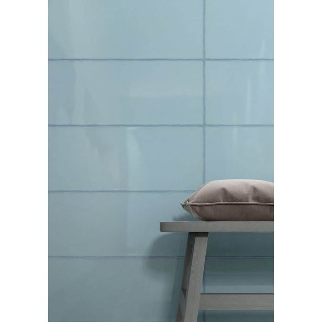 POTTERY TURQUO 25X76CM WHITE BODY WALL TILE SPAIN, 1Q