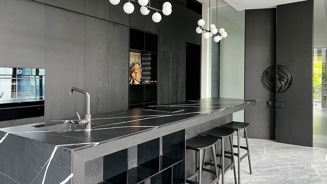ETHEREAL MARQUINA MAT HALF SLAB 327X79.5X2cm  SPAIN
