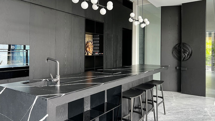 ETHEREAL MARQUINA MAT HALF SLAB 327X79.5X2cm  SPAIN