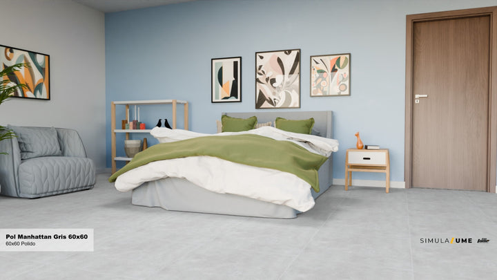 MANHATTAN GRIS PL 60X60CM FLOOR/POL BRAZIL=BX=2.52M2=27.13SF