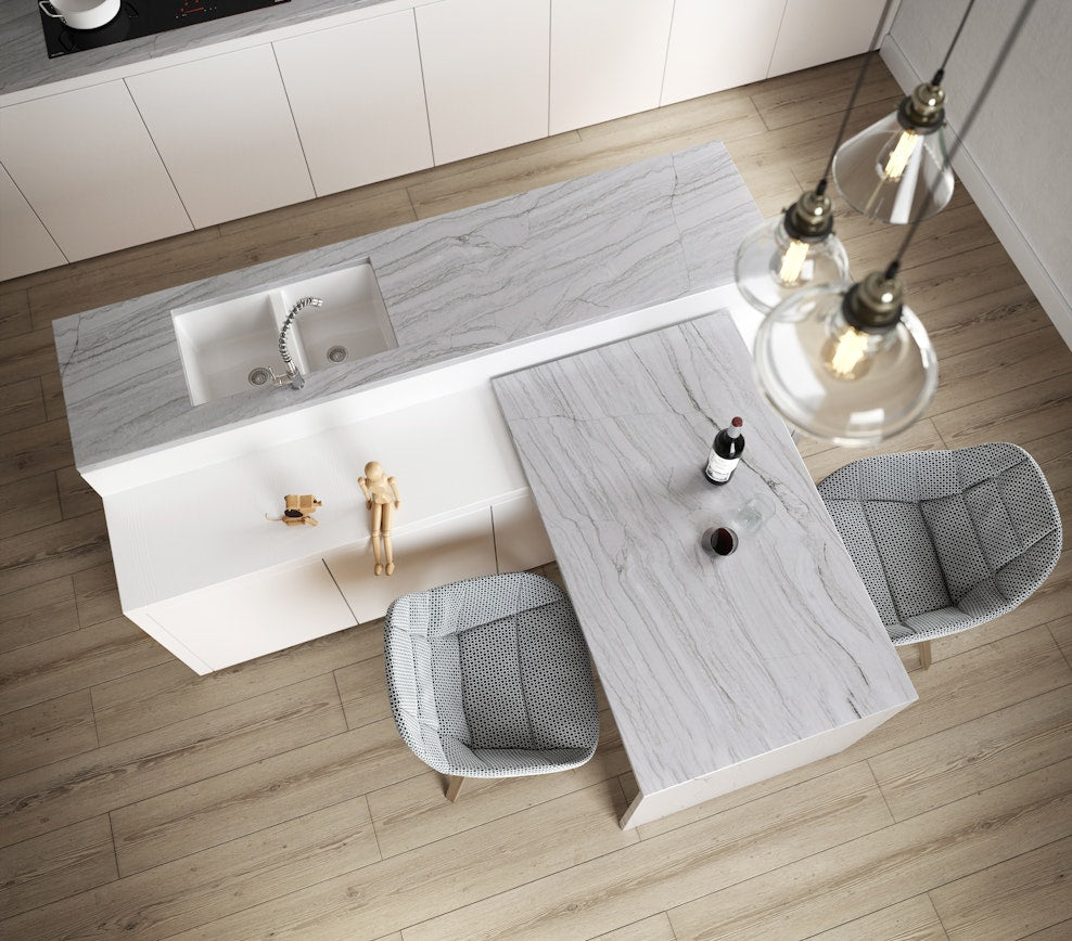 WHITE MACAUBAS  SLAB 326X159X2cm  SPAIN