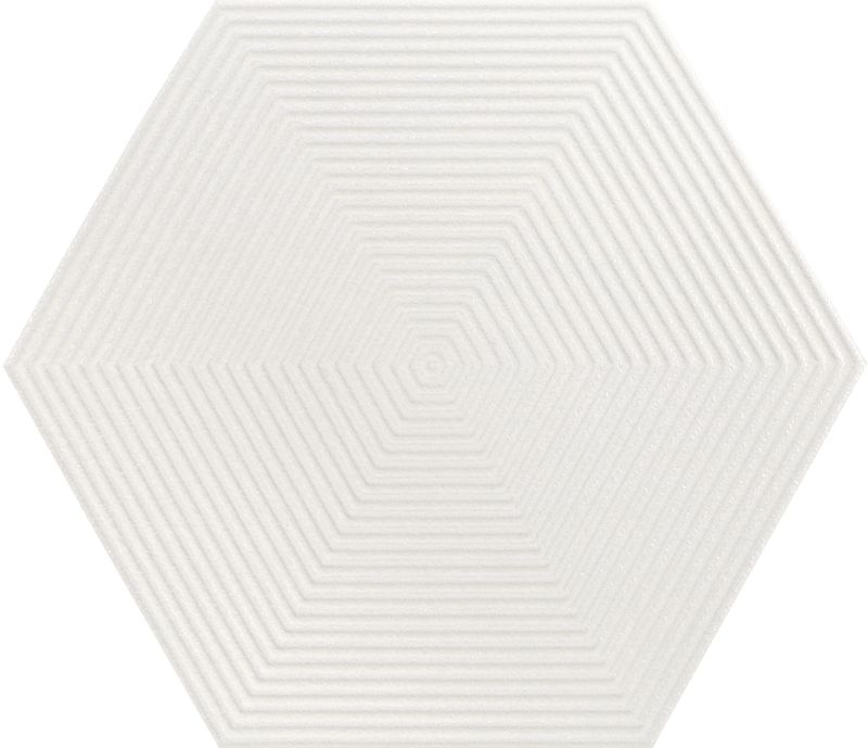 LOVE HEXA WH MLX 17.4X17.4CM POR/GL/TX BRAZIL BX=.26M2=2.8SF